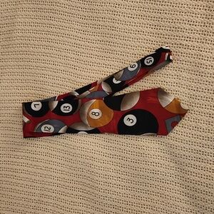 Billiards men's necktie